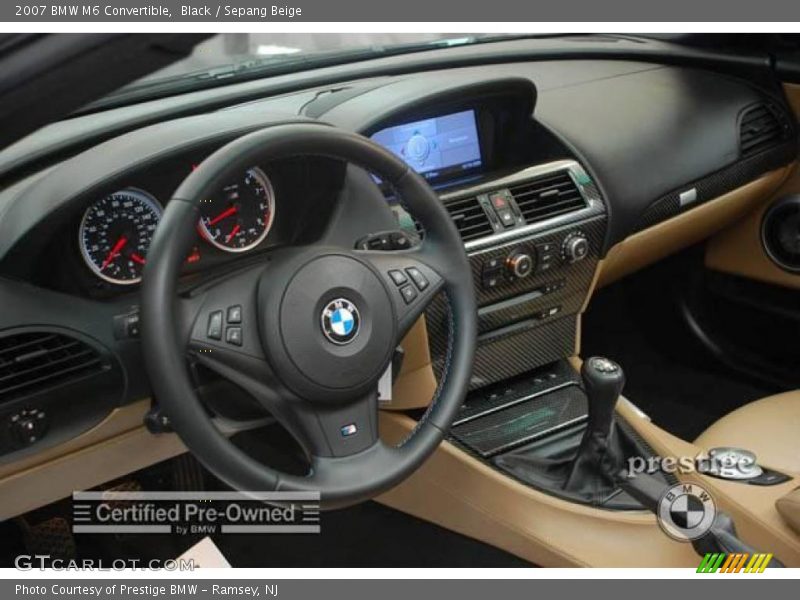 Black / Sepang Beige 2007 BMW M6 Convertible