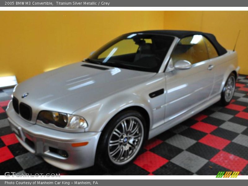 Titanium Silver Metallic / Grey 2005 BMW M3 Convertible