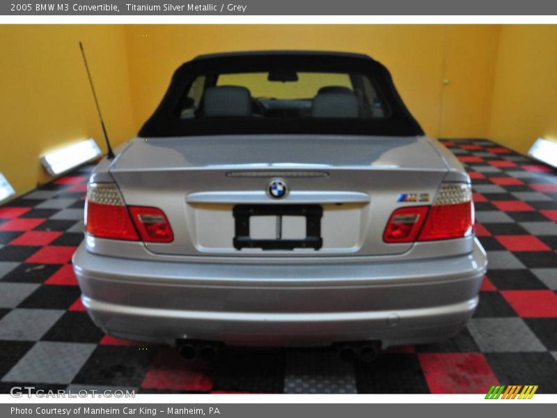 Titanium Silver Metallic / Grey 2005 BMW M3 Convertible