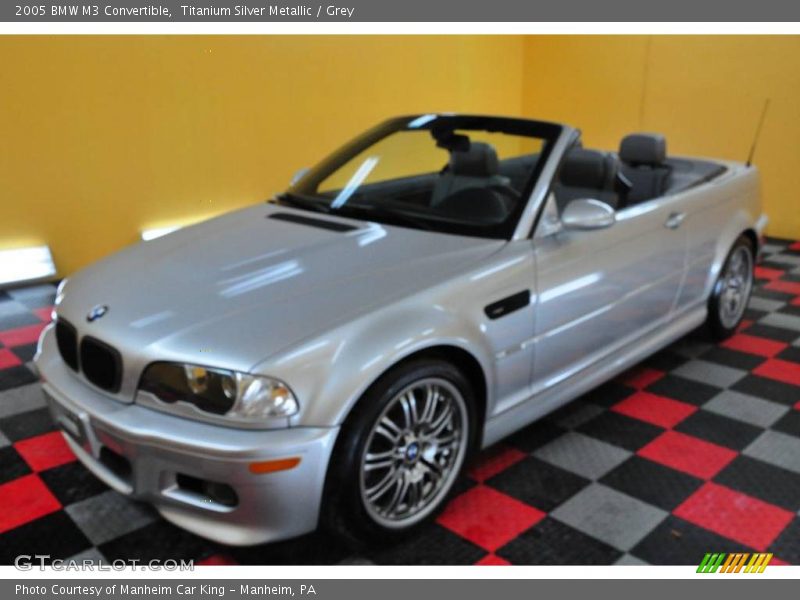 Titanium Silver Metallic / Grey 2005 BMW M3 Convertible