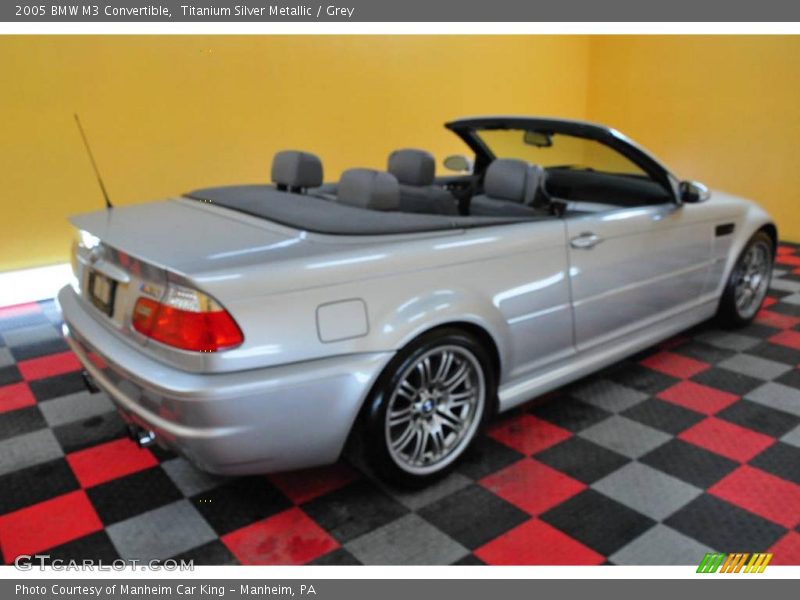 Titanium Silver Metallic / Grey 2005 BMW M3 Convertible