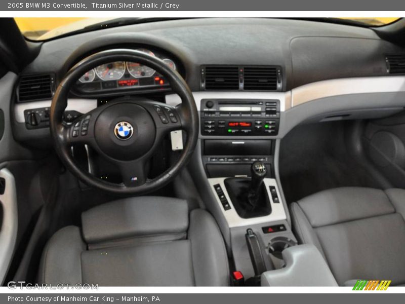 Titanium Silver Metallic / Grey 2005 BMW M3 Convertible