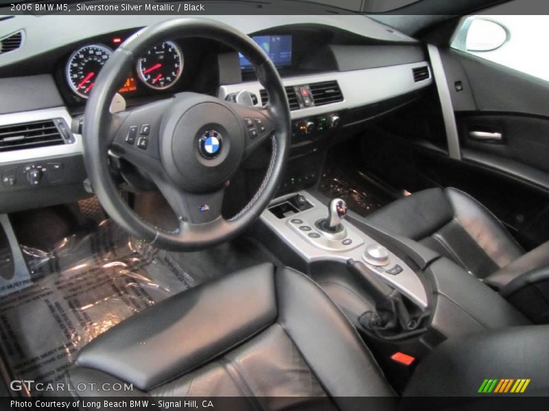 Silverstone Silver Metallic / Black 2006 BMW M5