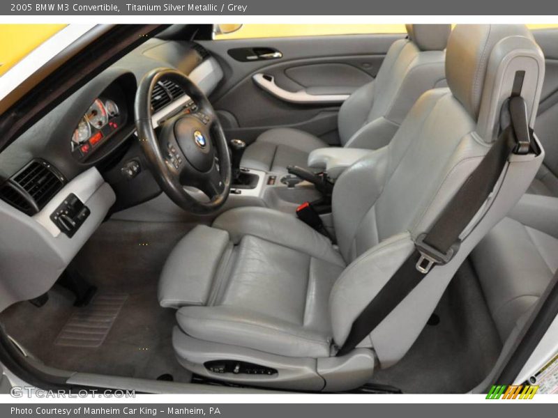 Titanium Silver Metallic / Grey 2005 BMW M3 Convertible