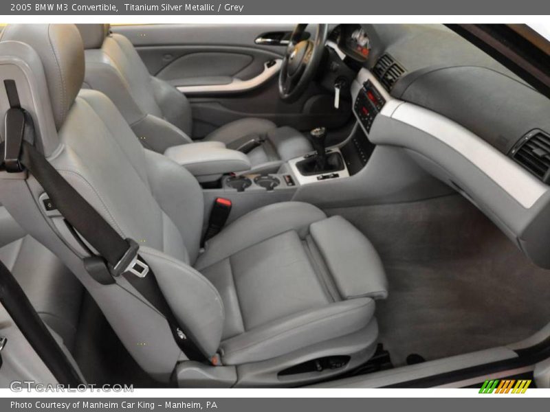 Titanium Silver Metallic / Grey 2005 BMW M3 Convertible