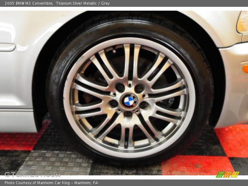 Titanium Silver Metallic / Grey 2005 BMW M3 Convertible