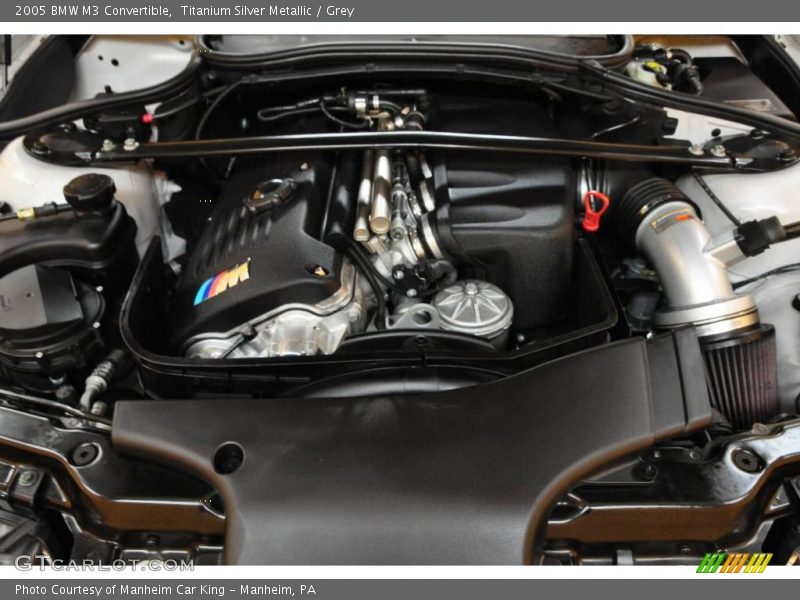 Titanium Silver Metallic / Grey 2005 BMW M3 Convertible