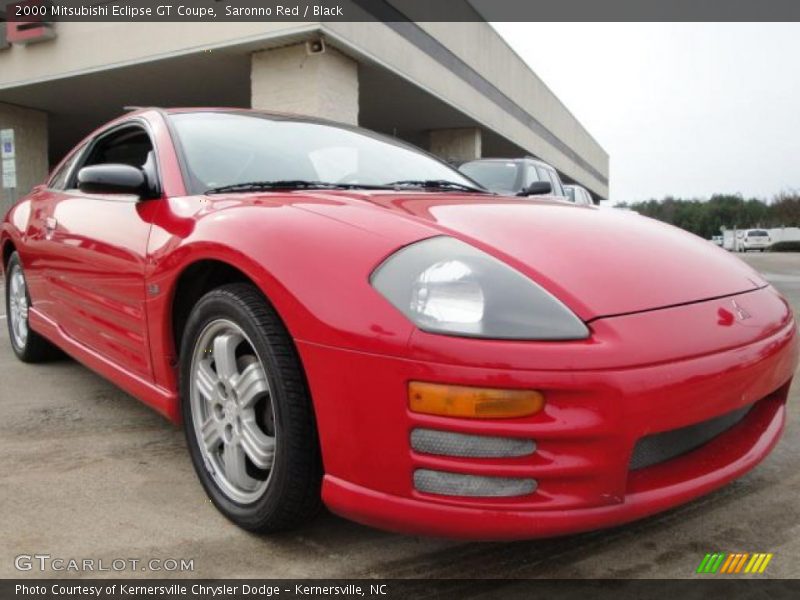 Saronno Red / Black 2000 Mitsubishi Eclipse GT Coupe