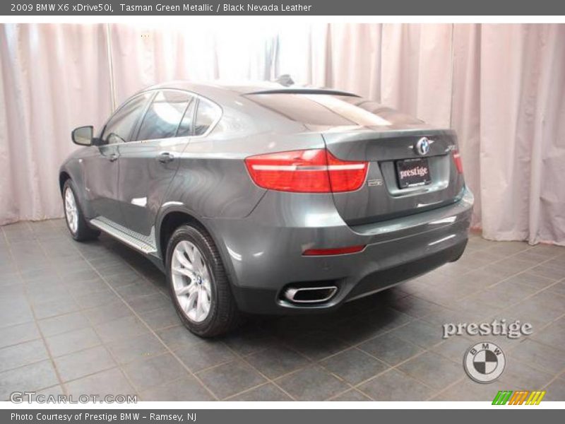 Tasman Green Metallic / Black Nevada Leather 2009 BMW X6 xDrive50i