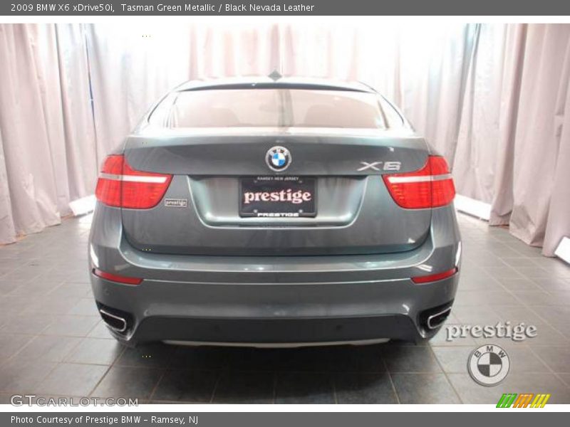 Tasman Green Metallic / Black Nevada Leather 2009 BMW X6 xDrive50i