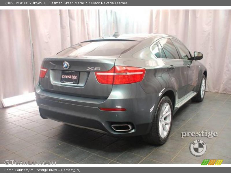 Tasman Green Metallic / Black Nevada Leather 2009 BMW X6 xDrive50i