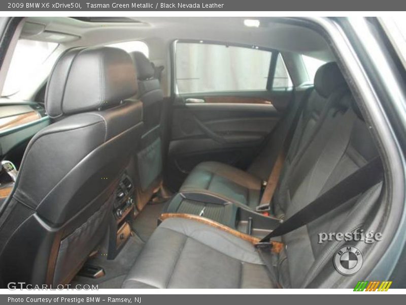 Tasman Green Metallic / Black Nevada Leather 2009 BMW X6 xDrive50i