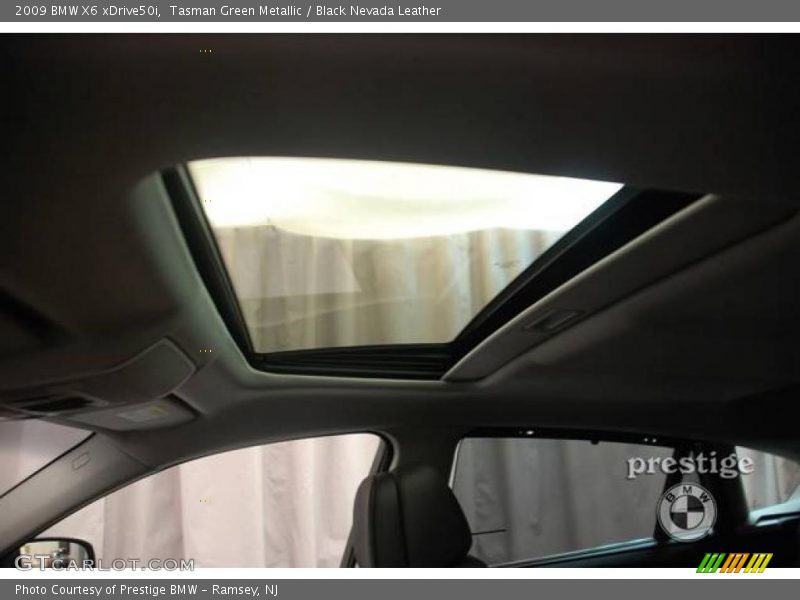 Tasman Green Metallic / Black Nevada Leather 2009 BMW X6 xDrive50i