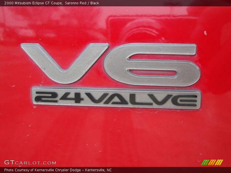 Saronno Red / Black 2000 Mitsubishi Eclipse GT Coupe