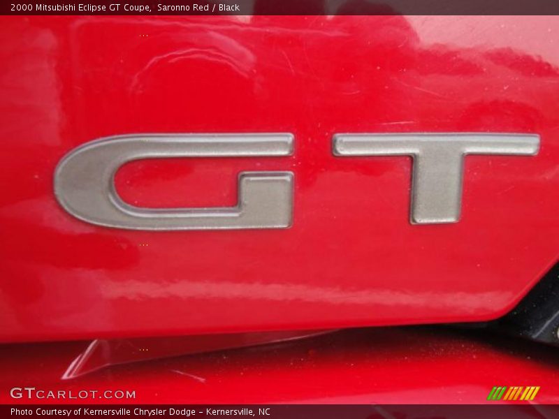 Saronno Red / Black 2000 Mitsubishi Eclipse GT Coupe
