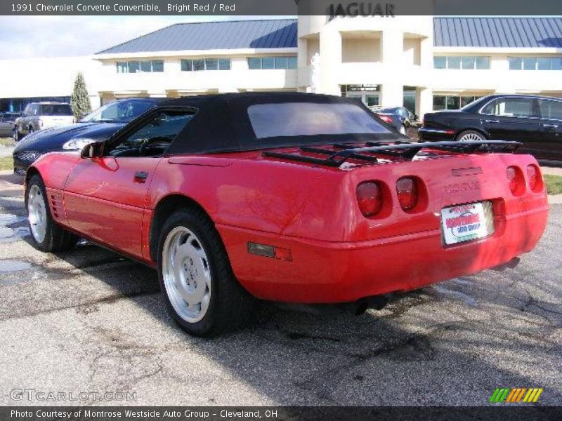 Bright Red / Red 1991 Chevrolet Corvette Convertible