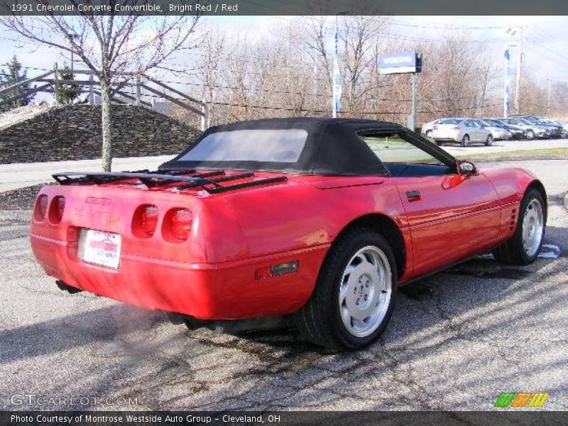 Bright Red / Red 1991 Chevrolet Corvette Convertible