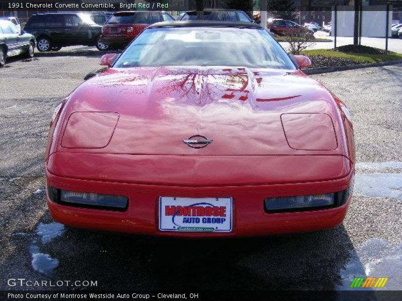 Bright Red / Red 1991 Chevrolet Corvette Convertible