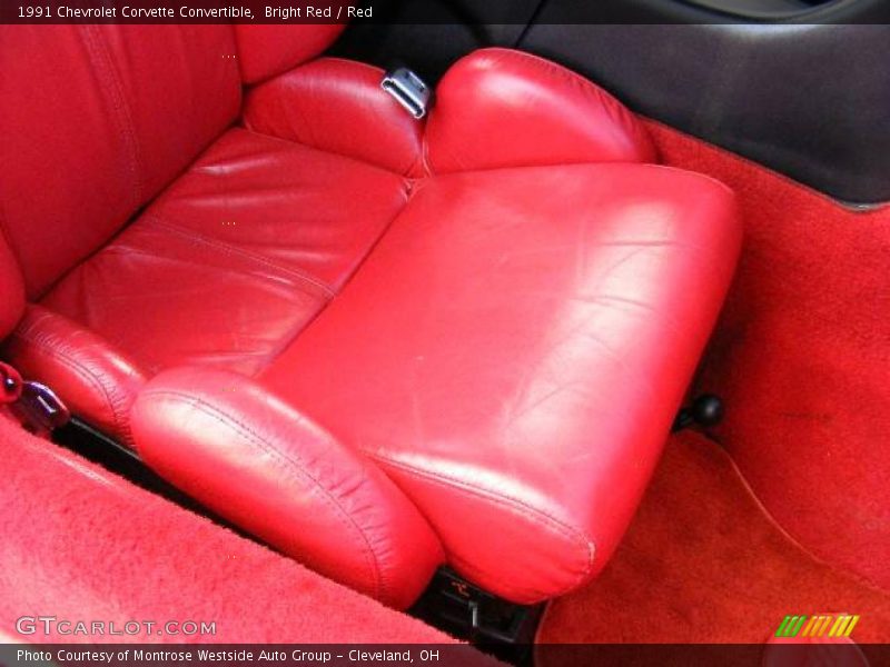 Bright Red / Red 1991 Chevrolet Corvette Convertible
