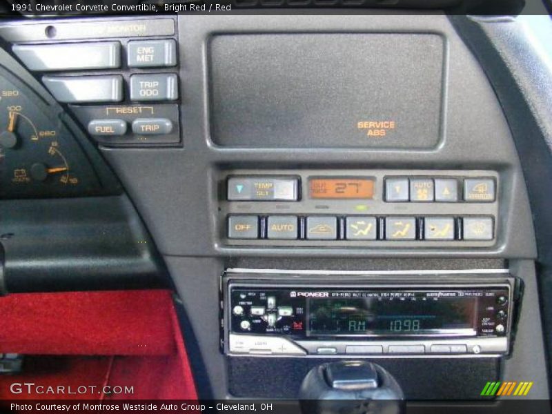 Bright Red / Red 1991 Chevrolet Corvette Convertible