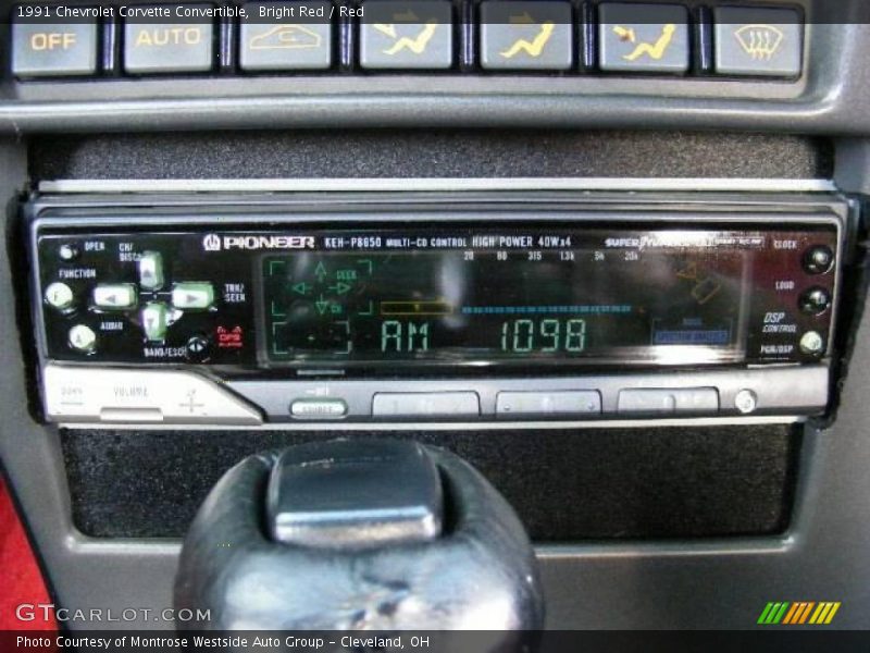 Bright Red / Red 1991 Chevrolet Corvette Convertible
