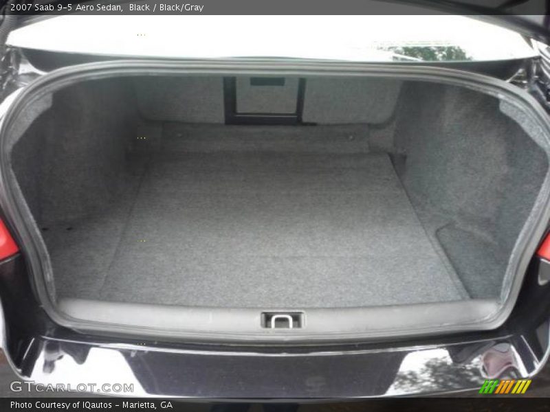 Black / Black/Gray 2007 Saab 9-5 Aero Sedan