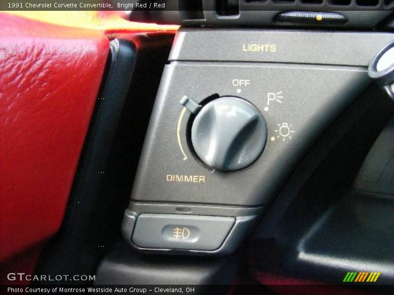 Bright Red / Red 1991 Chevrolet Corvette Convertible