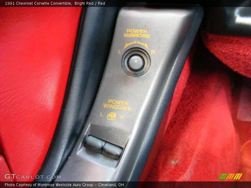 Bright Red / Red 1991 Chevrolet Corvette Convertible