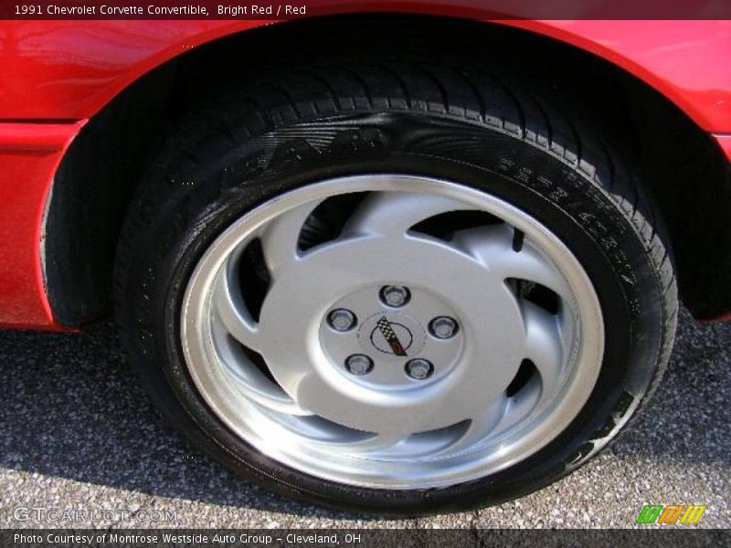 Bright Red / Red 1991 Chevrolet Corvette Convertible