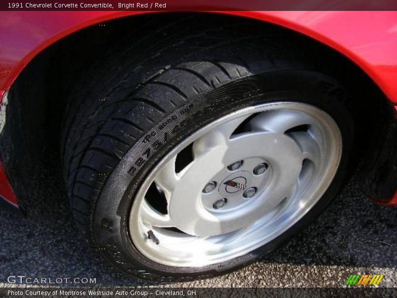 Bright Red / Red 1991 Chevrolet Corvette Convertible