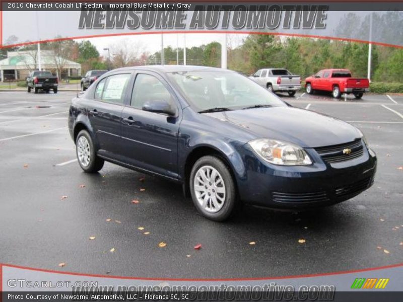 Imperial Blue Metallic / Gray 2010 Chevrolet Cobalt LT Sedan