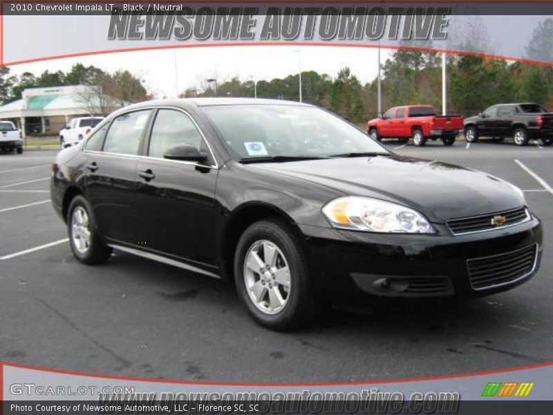 Black / Neutral 2010 Chevrolet Impala LT