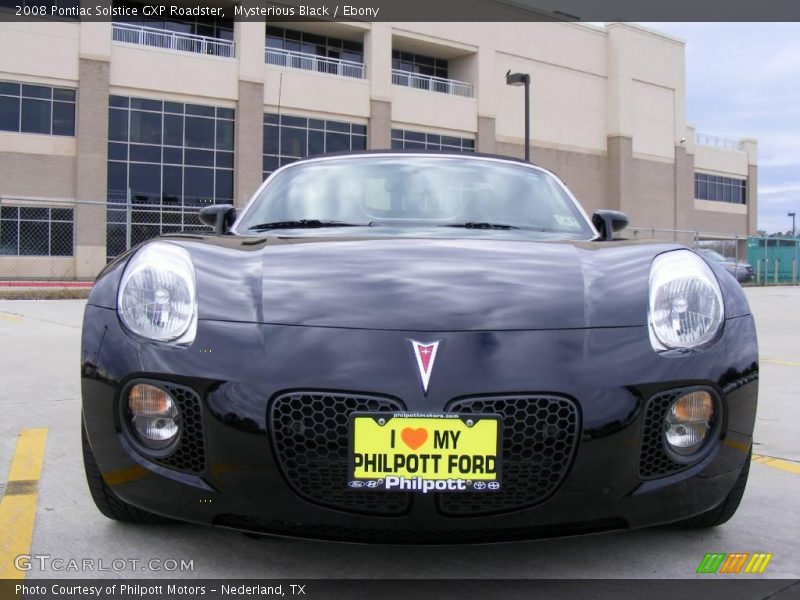 Mysterious Black / Ebony 2008 Pontiac Solstice GXP Roadster