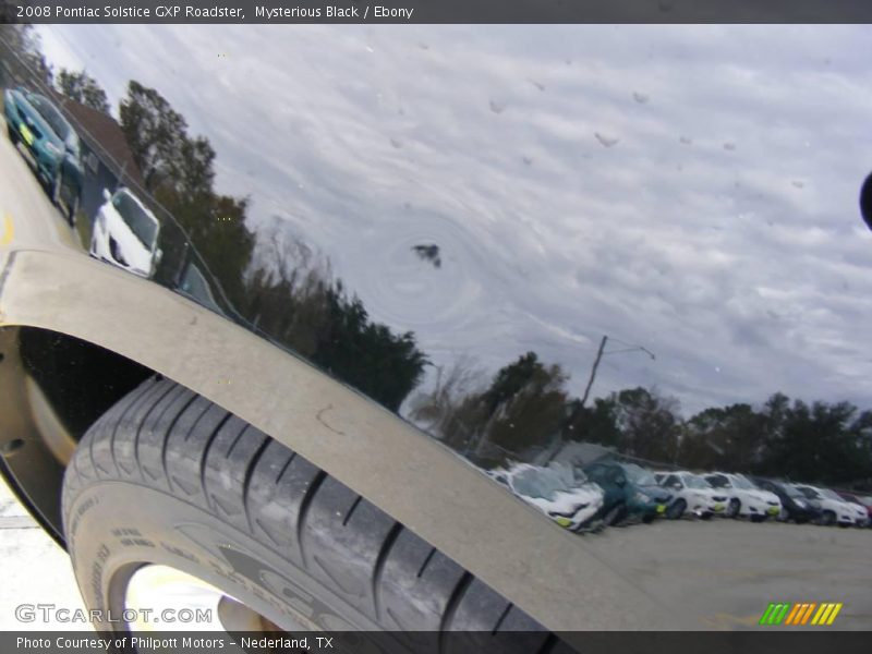 Mysterious Black / Ebony 2008 Pontiac Solstice GXP Roadster