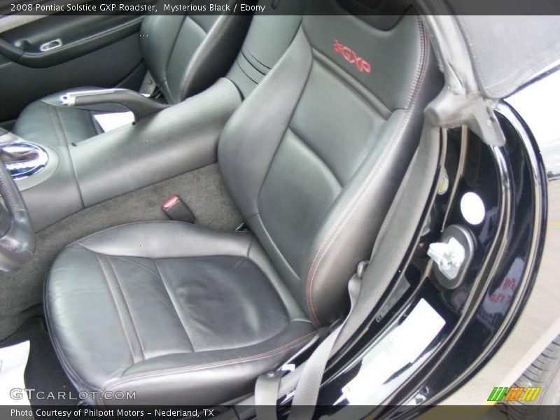 Mysterious Black / Ebony 2008 Pontiac Solstice GXP Roadster