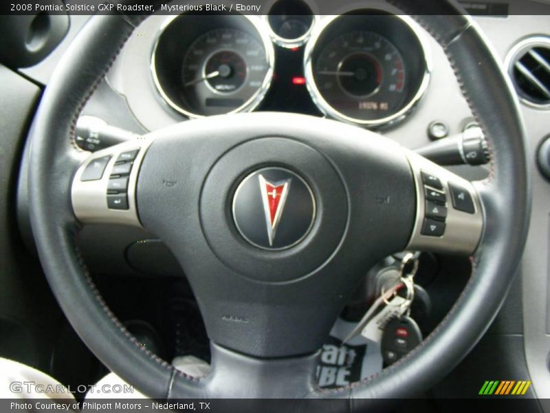 Mysterious Black / Ebony 2008 Pontiac Solstice GXP Roadster