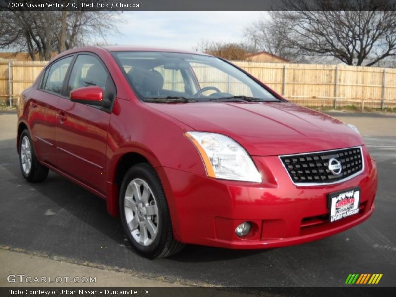 Red Brick / Charcoal 2009 Nissan Sentra 2.0