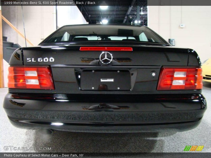 Black / Black 1999 Mercedes-Benz SL 600 Sport Roadster