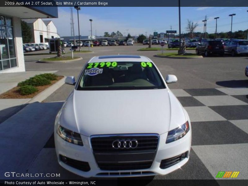 Ibis White / Cardamom Beige 2009 Audi A4 2.0T Sedan