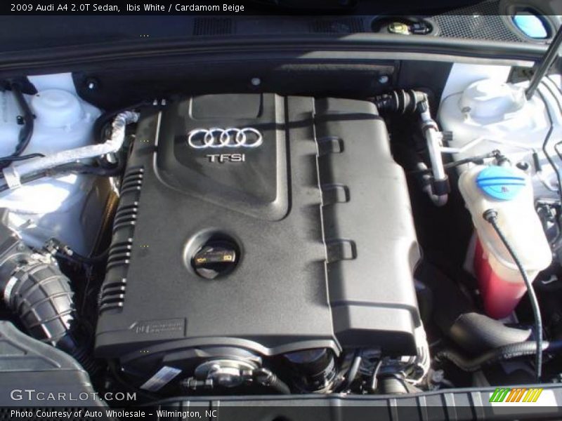 Ibis White / Cardamom Beige 2009 Audi A4 2.0T Sedan