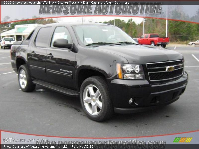 Black Granite Metallic / Dark Cashmere/Light Cashmere 2010 Chevrolet Avalanche LT