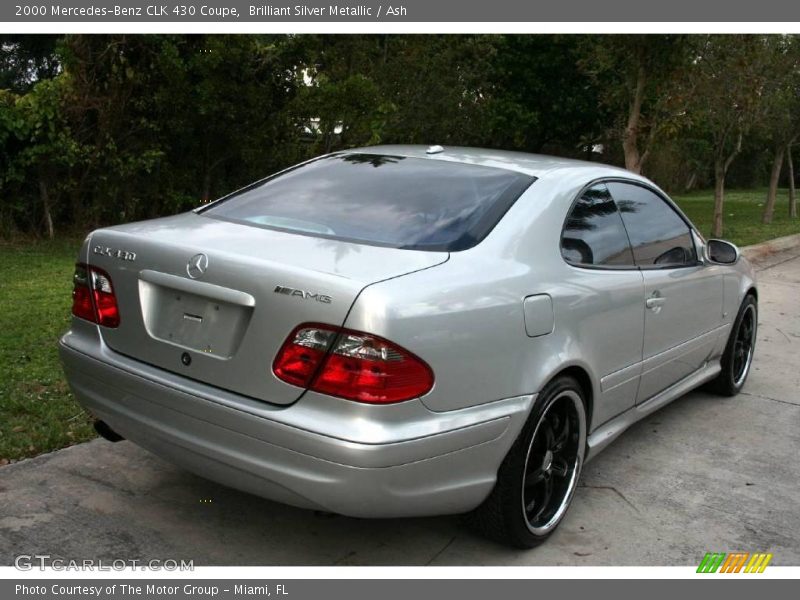 Brilliant Silver Metallic / Ash 2000 Mercedes-Benz CLK 430 Coupe