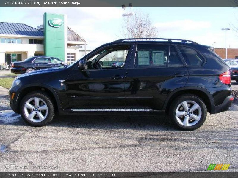 Jet Black / Sand Beige 2007 BMW X5 3.0si