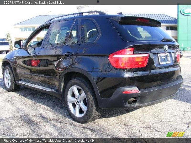 Jet Black / Sand Beige 2007 BMW X5 3.0si