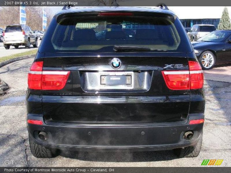 Jet Black / Sand Beige 2007 BMW X5 3.0si