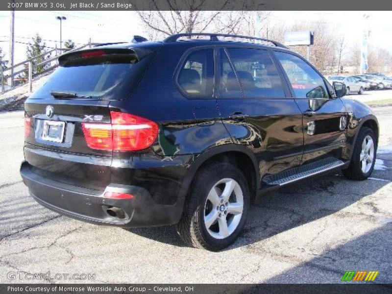 Jet Black / Sand Beige 2007 BMW X5 3.0si
