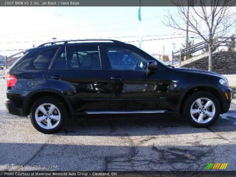 Jet Black / Sand Beige 2007 BMW X5 3.0si