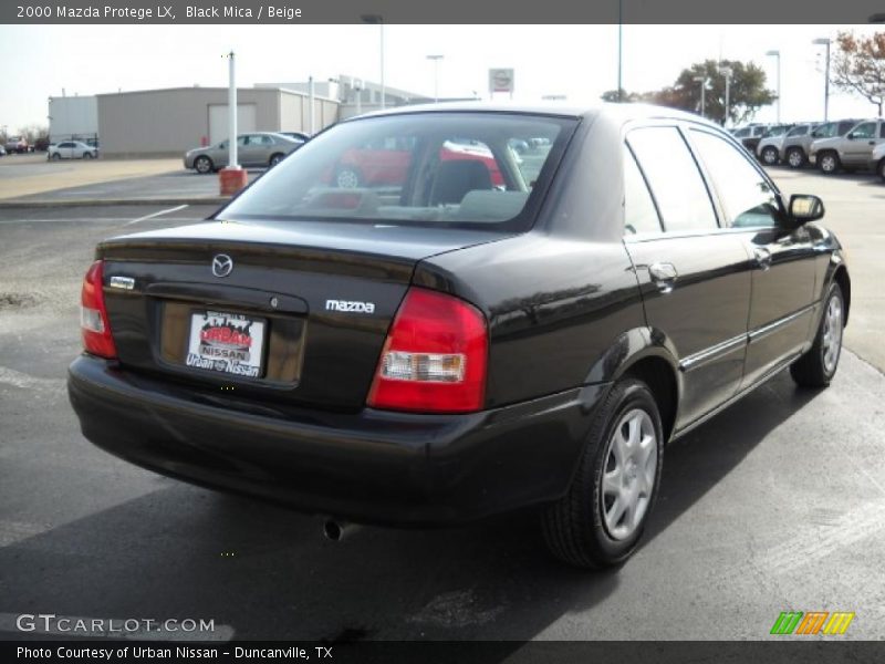 Black Mica / Beige 2000 Mazda Protege LX