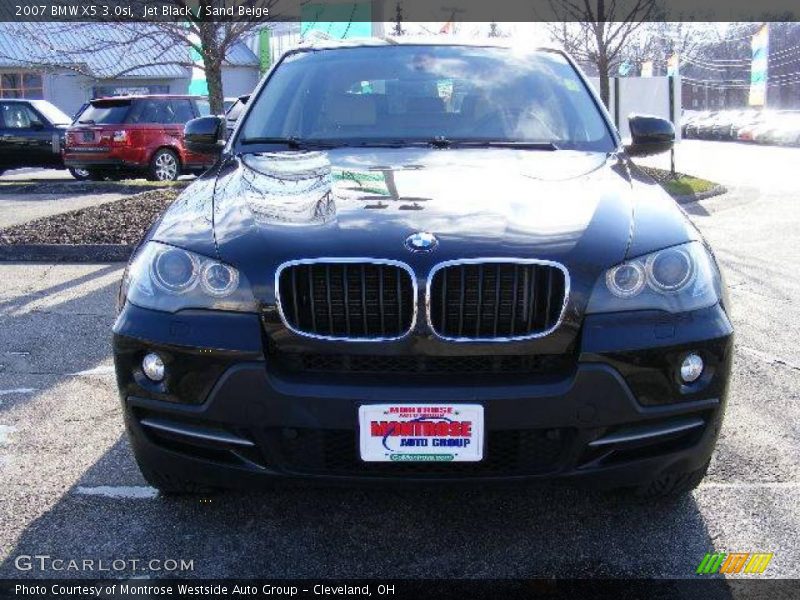 Jet Black / Sand Beige 2007 BMW X5 3.0si