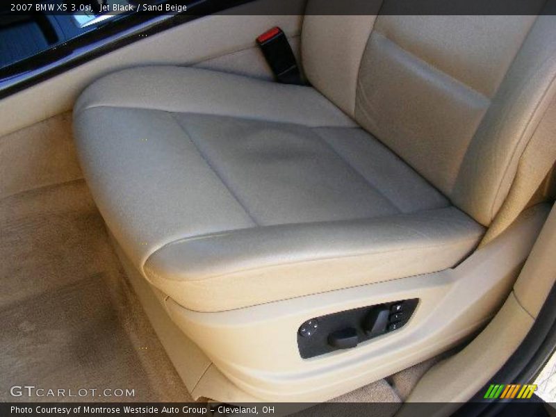 Jet Black / Sand Beige 2007 BMW X5 3.0si